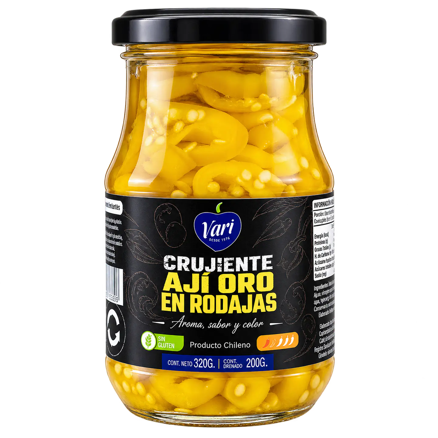 Ají Oro en Rodajas 350 g VARI 1