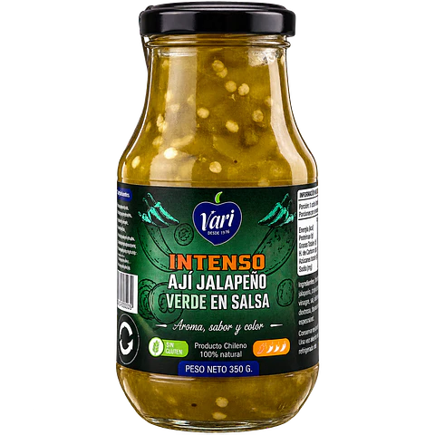 Ají Jalapeño Verde en Salsa 350 g VARI