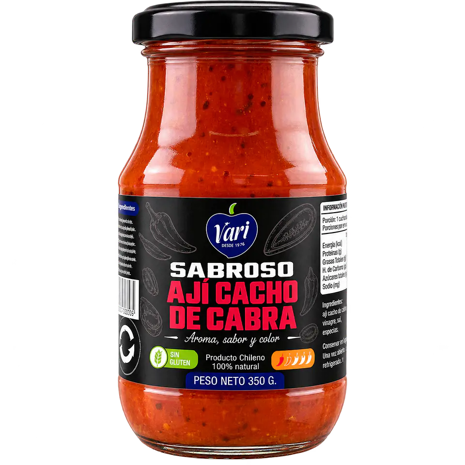 Ají Cacho de Cabra en Salsa 350 g VARI 1