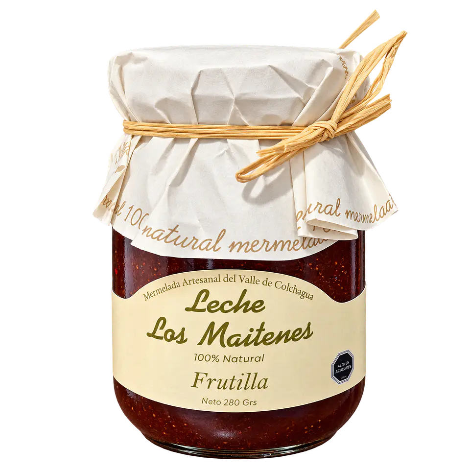 Mermelada de frutilla 280 g Los Maitenes 1