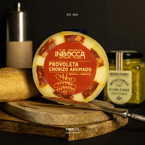Provoleta con chorizo 110 g In Bocca