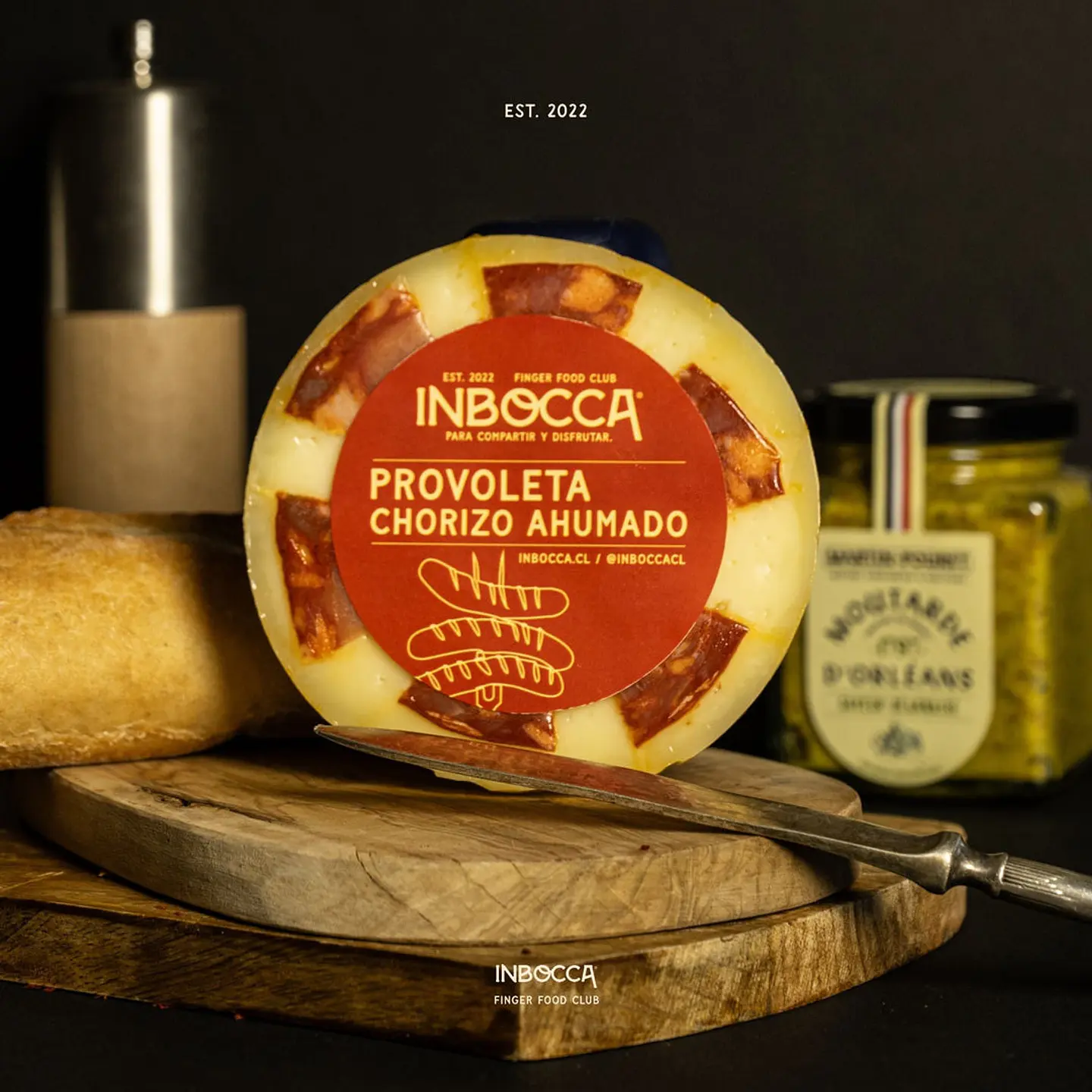 Provoleta con chorizo 110 g In Bocca 1