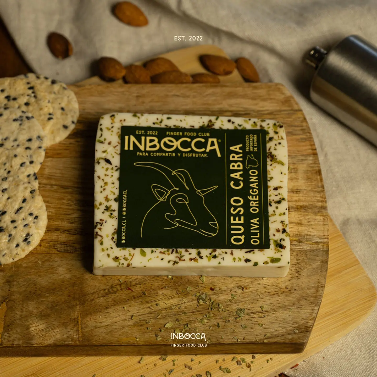 Queso de cabra con orégano 150 g In Bocca 1