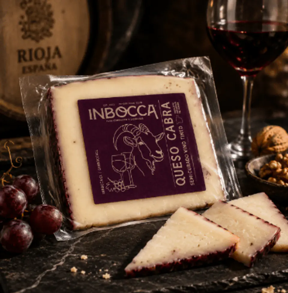 Queso de cabra al vino tinto 150 g In Bocca 1
