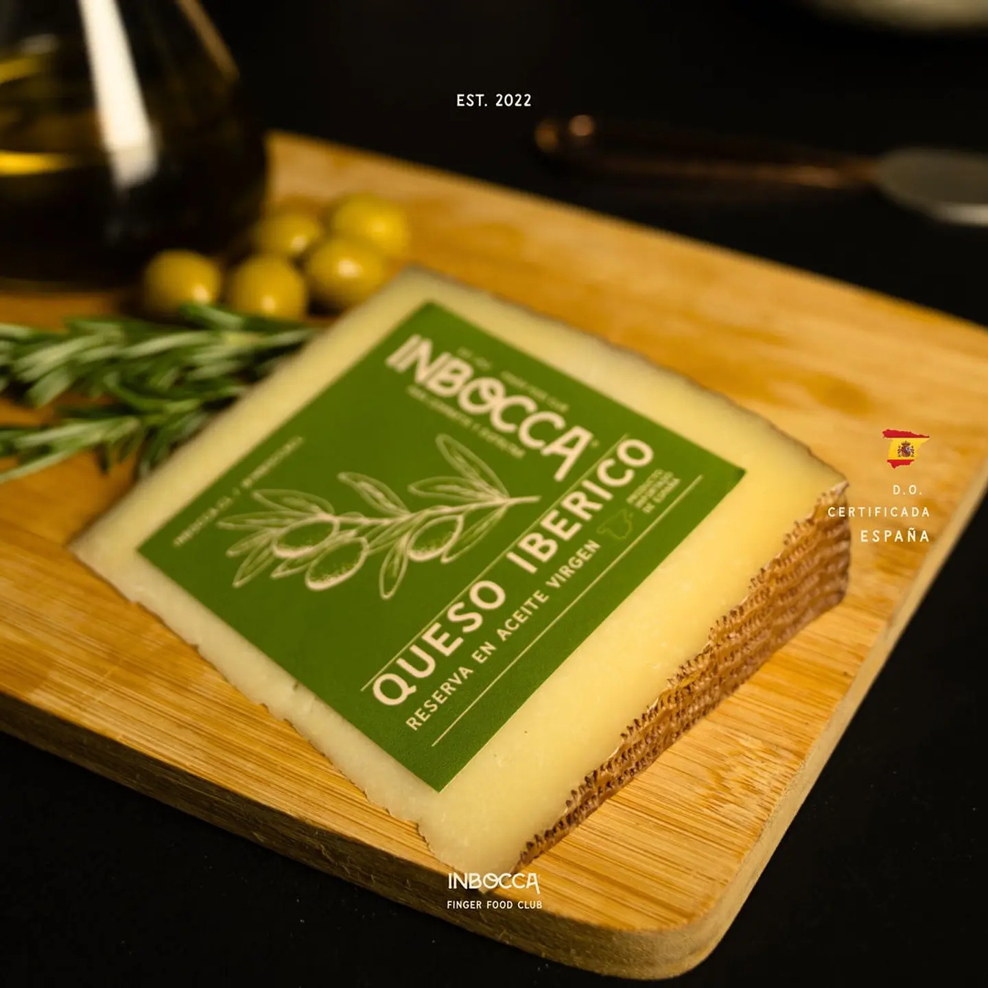 Queso ibérico con aceite virgen 150 g In Bocca 1