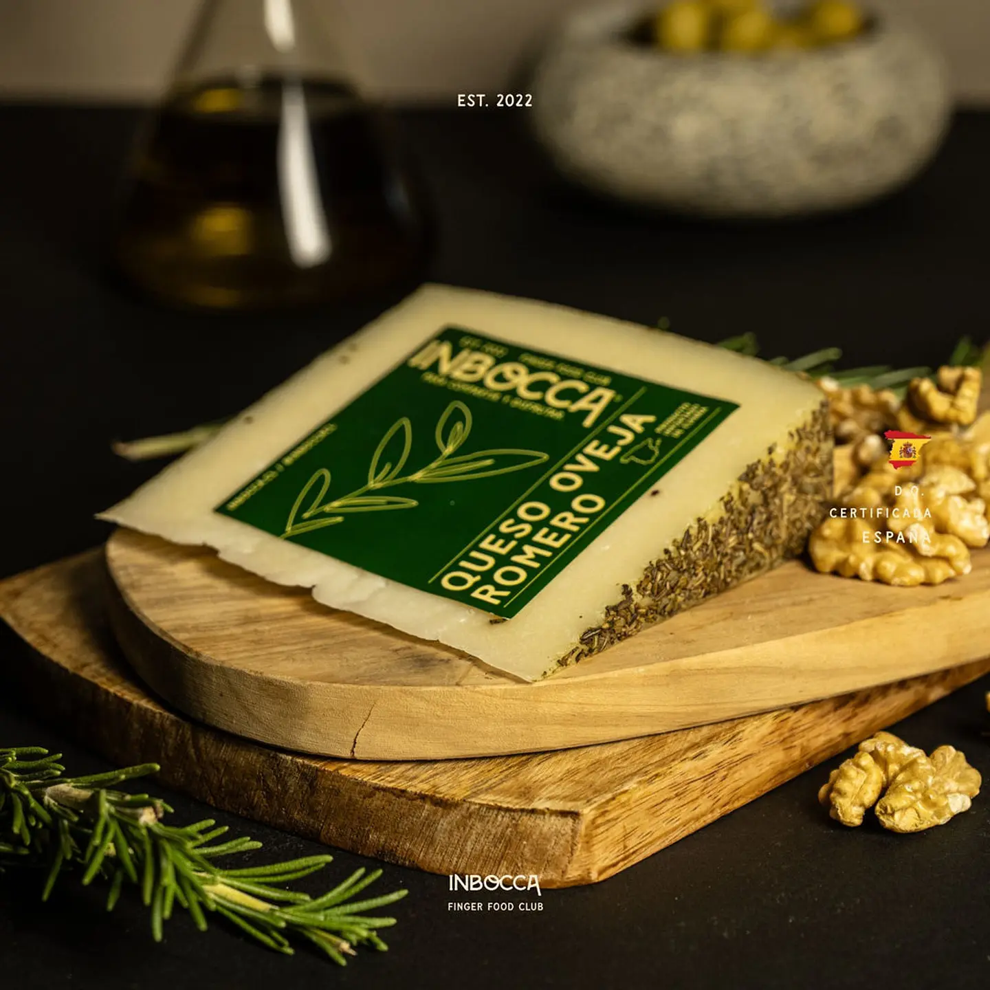 Queso de oveja con romero 150 g In Bocca 1