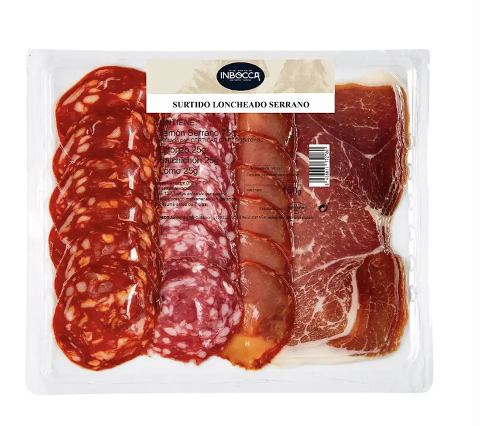 Surtido loncheado serrano 150 g Nico 1