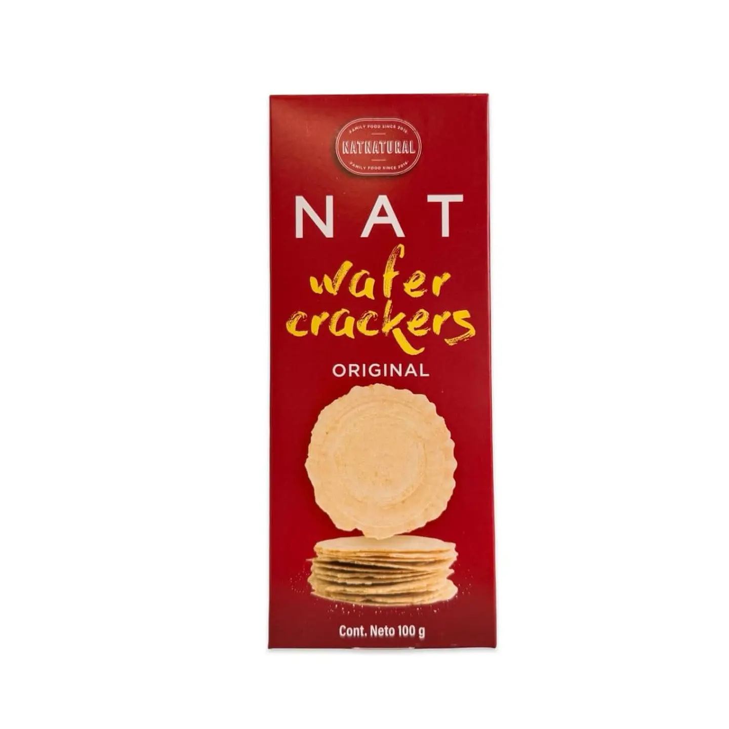 Wafer crackers original 100 g Nat Crackers 1