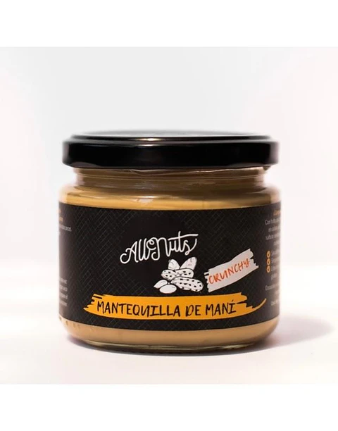 Mantequilla de maní crunchy 200 g All Nuts