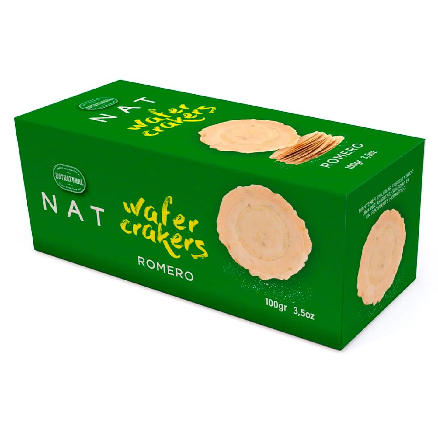 Wafer crackers de romero 100 g Nat Crackers 1