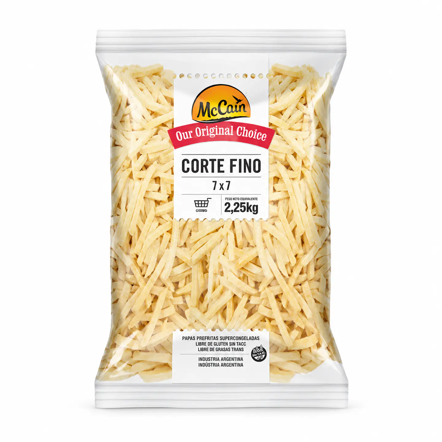 Papas prefritas 2,25 kg McCain 1