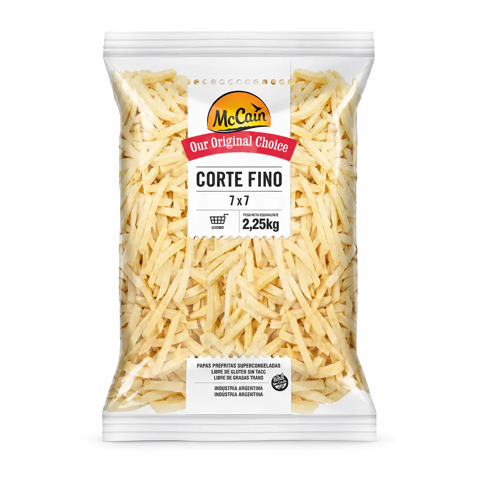 Papas prefritas 2,25 kg McCain 1