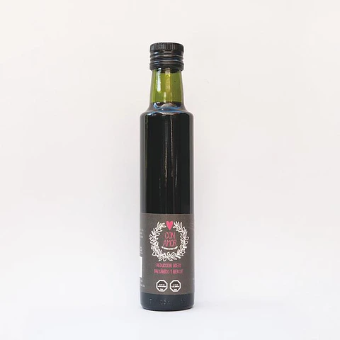 Reducción de aceto balsámico y Merlot 250 ml Con Amor