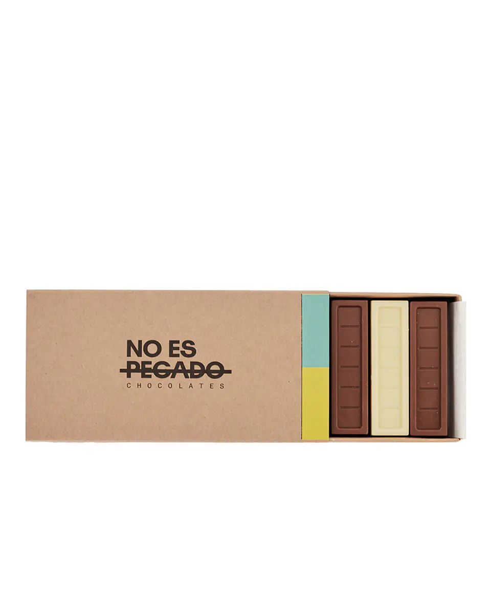 Caja de 7 Barritas de Chocolate Mix Leche 154 gr | Majo 1