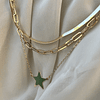 Collar triple estrella