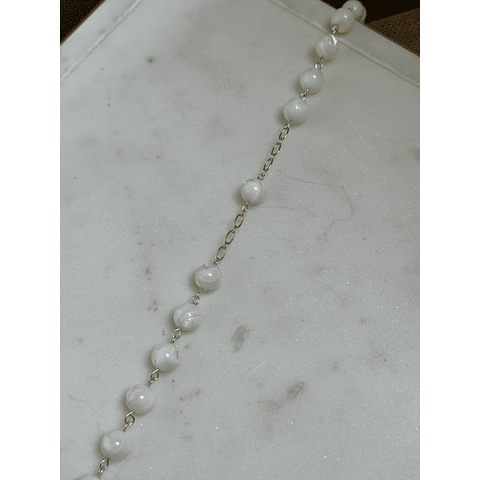 Rosario XL de nacar para novia