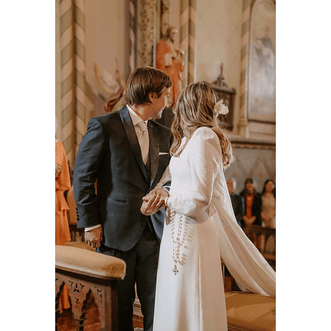 Rosario XL de nacar para novia