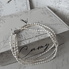 Choker perlas naturales