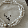 Choker perlas naturales