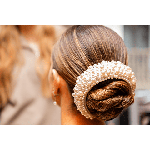 Tocado Nicole perlas 