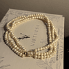 Choker perla natural