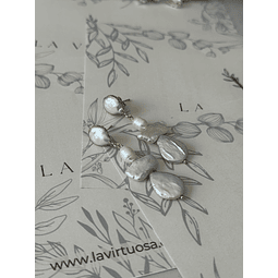 Aros perlas barrocas