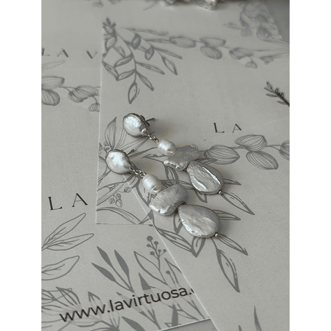 Aros perlas barrocas