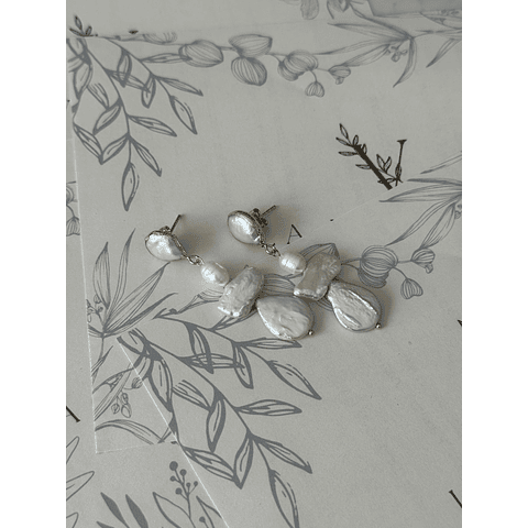 Aros perlas barrocas