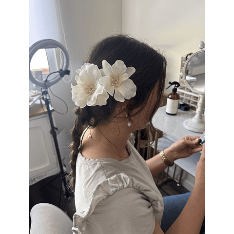 Tocado flor orquídea silvestre