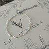 Pulsera perlas de rio
