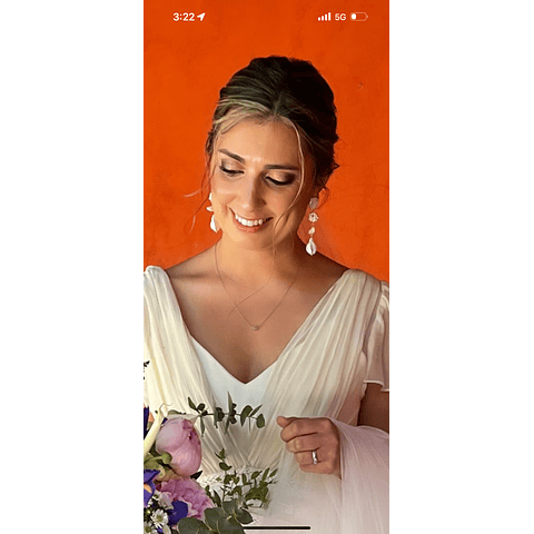 Pulsera perlas de rio