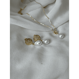 Conjunto mandala y perla