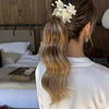 Tocado flores crin
