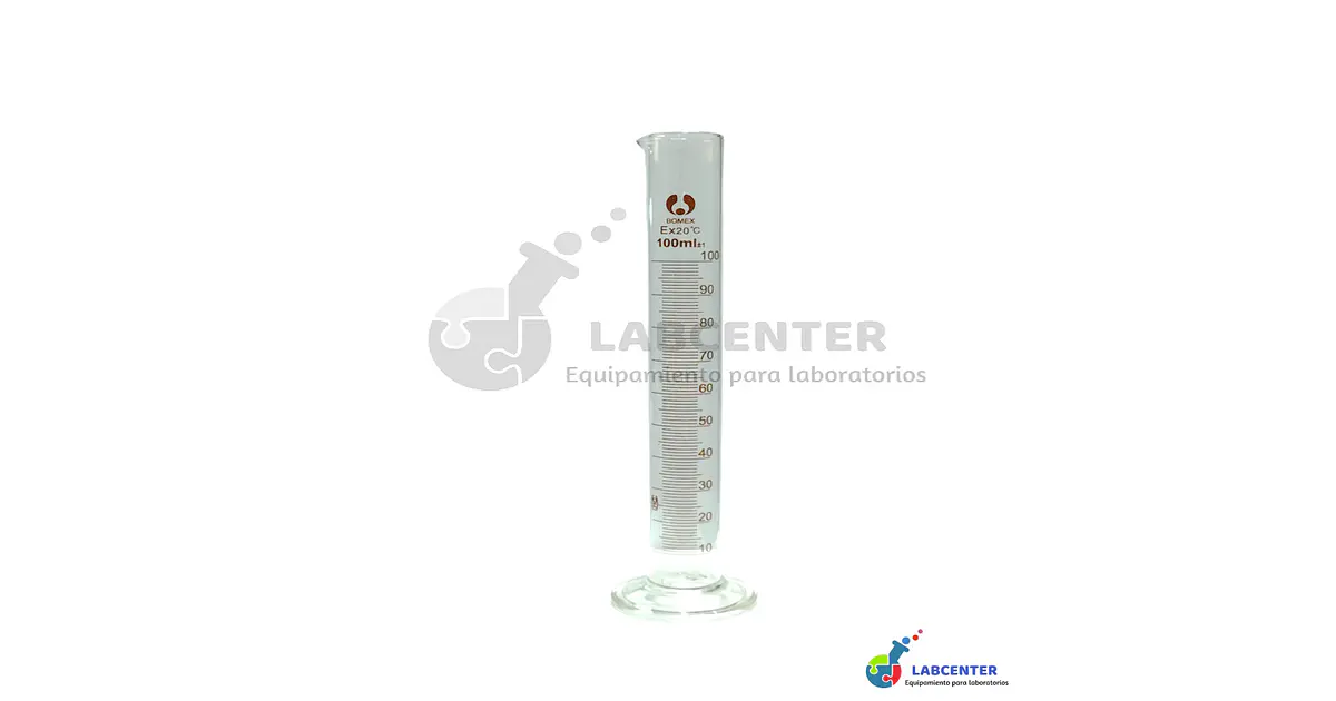 PROBETA VIDRIO BASE REDONDA 100 ML