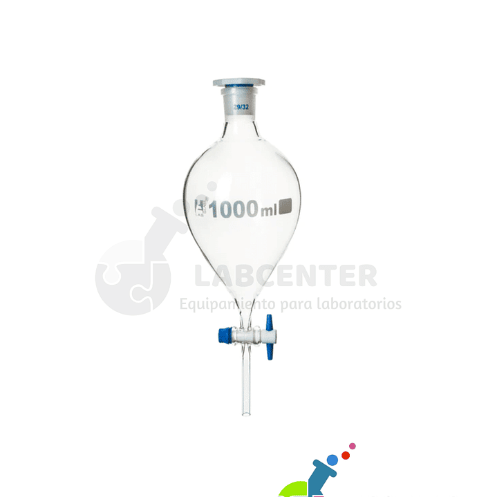 EMBUDO DE DECANTACION 1000 ML  1