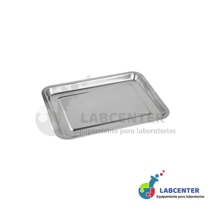 BANDEJA DE ACERO QUIRURGICO INOXIDABLE 26 X 19 CM 1