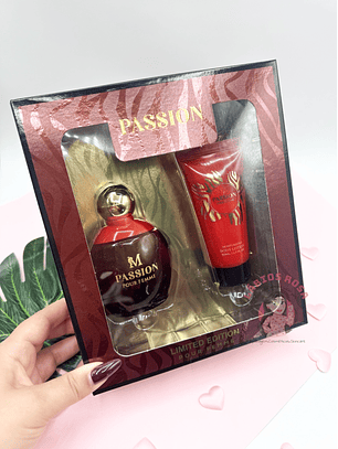 CONJUNTO DE PERFUME E CREME - PASSION 