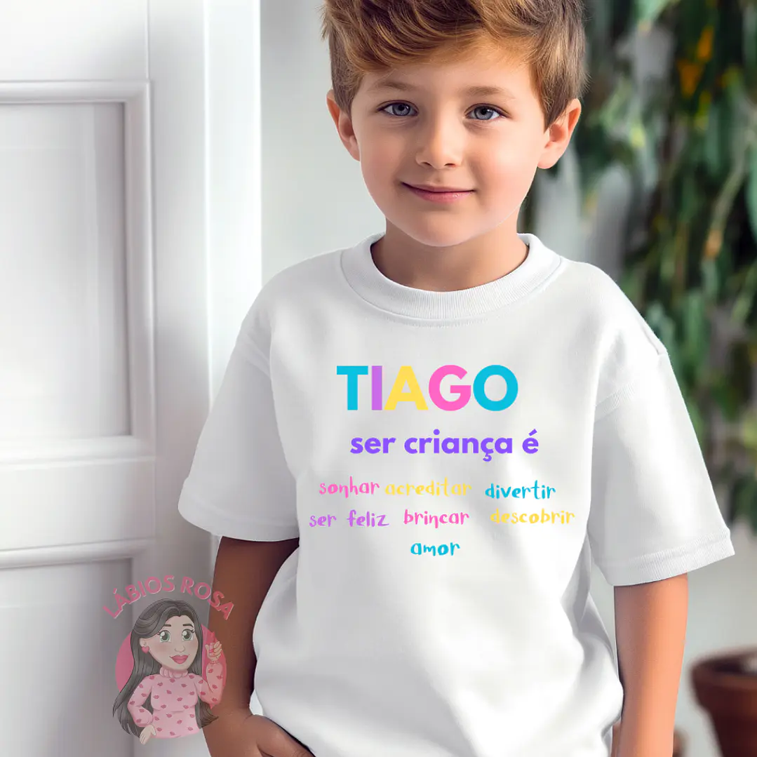T-SHIRT PERSONALIZA COLEÇAO DIA DA CRIANÇA 1