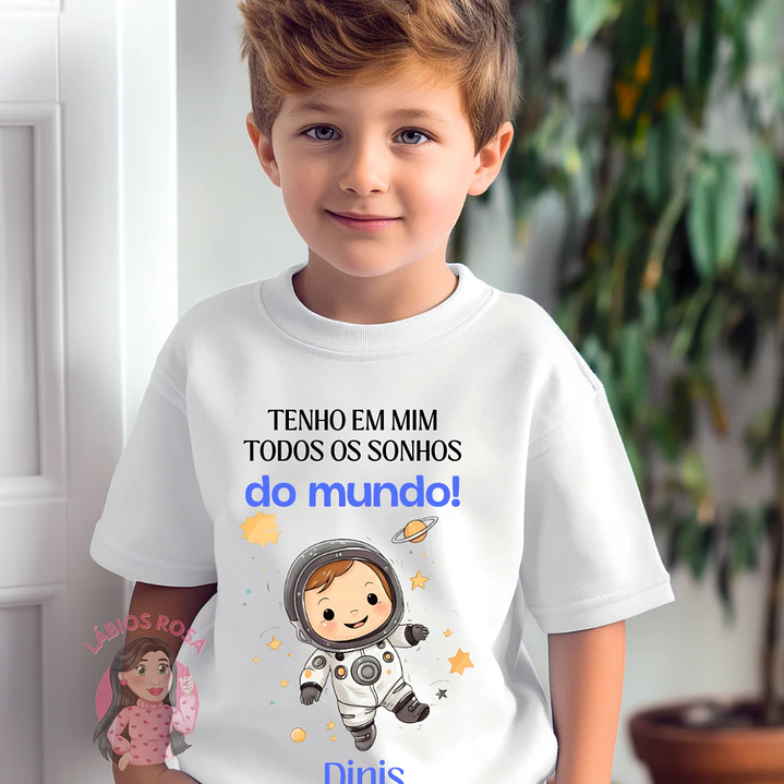 T-SHIRT PERSONALIZA COLEÇAO DIA DA CRIANÇA 1