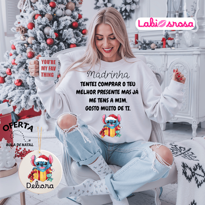 CAMISOLA NATAL PERSONALIZADA - MADRINHA 1