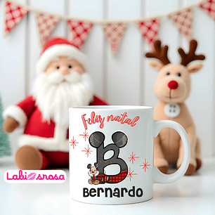 CANECA PERSONALIZADA MASCULINO  - COM INICIAL 