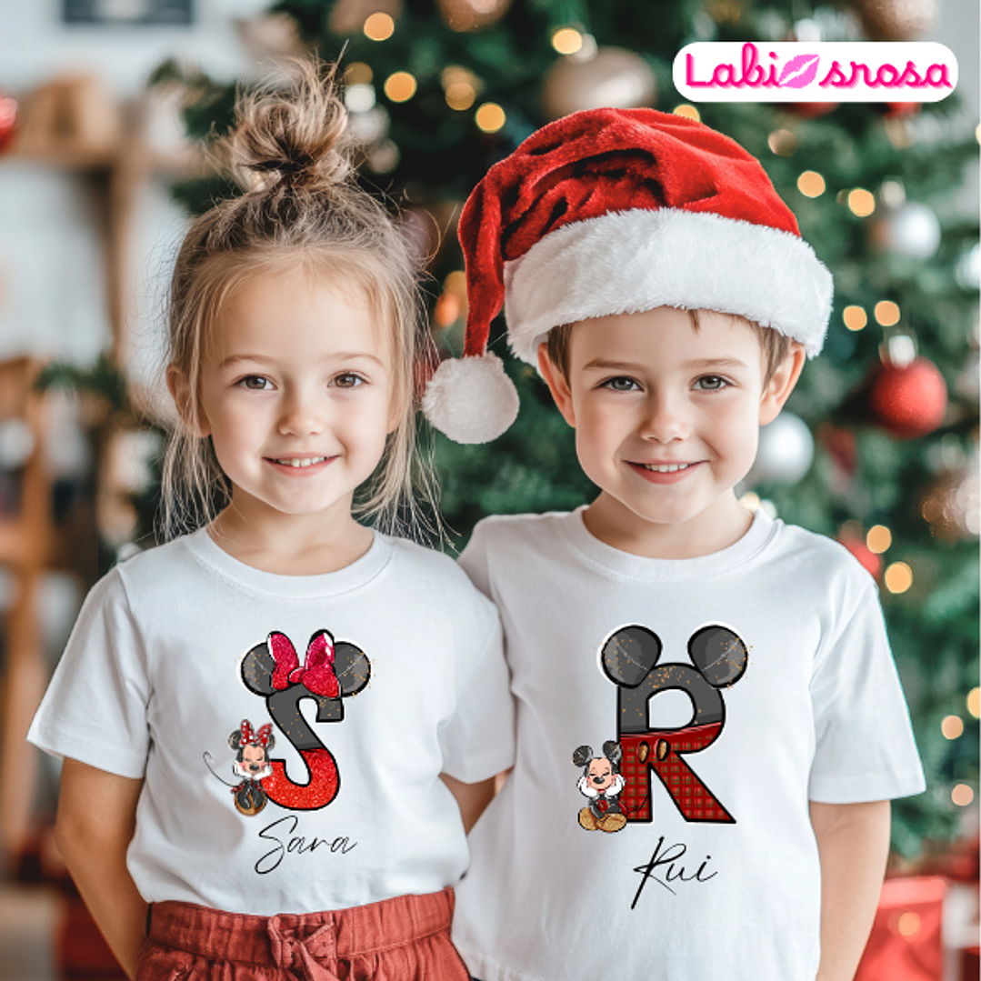 CAMISOLA NATAL PERSONALIZADA - ADULTO OU CRIANÇA 1