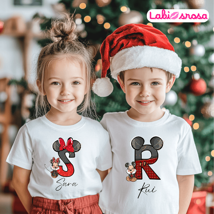 CAMISOLA NATAL PERSONALIZADA - ADULTO OU CRIANÇA 1
