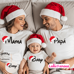 CAMISOLA NATAL PERSONALIZADA - ADULTO OU CRIANÇA