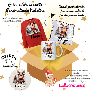 BOX MISTERIO 100% PERSONALIZADA - CRIANÇA