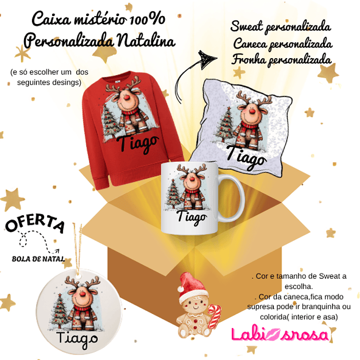 BOX MISTERIO 100% PERSONALIZADA - CRIANÇA 1