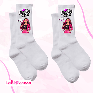 MEIAS PERSONALIZADA - EMILLY VICK 