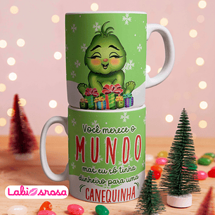 CANECA PERSONALIZADA - VOÇE MERECIA...