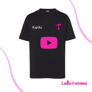 TSHIRT TASPIO PRETA