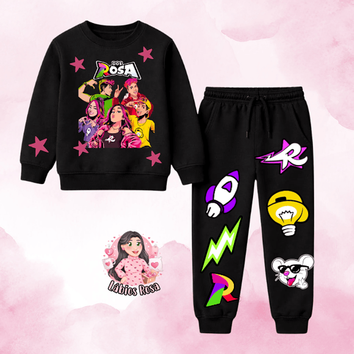 FATO DE TREINO-DOS ROSA 1